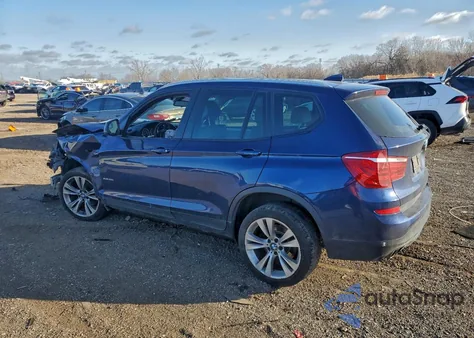 2015 BMW X3 xDrive28I из США, поврежденный, VIN 5UXWX9C57F0D62287